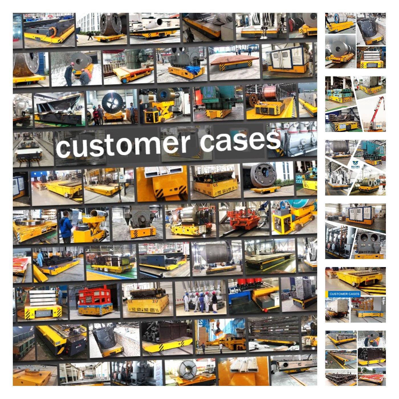 Rail Transfer Cart Customer Cases